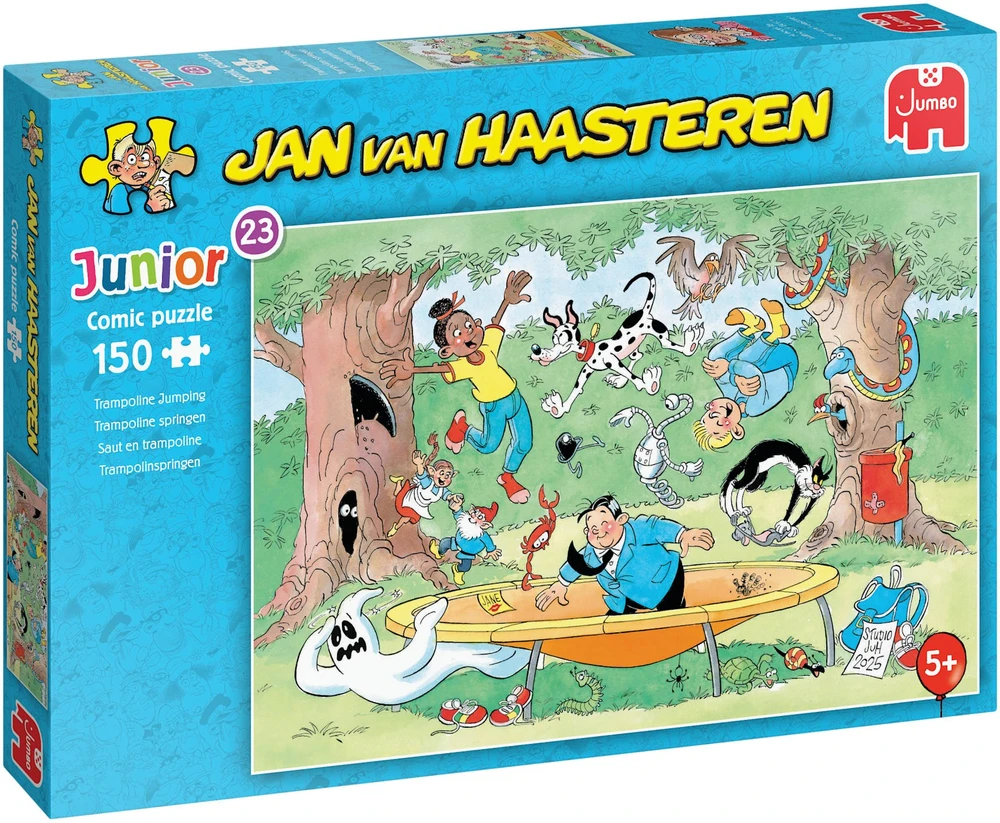 Dėlionė Impronte Edizione Jan van Haasteren Junior batuto šokinėjimas (150) (707-1110100877)