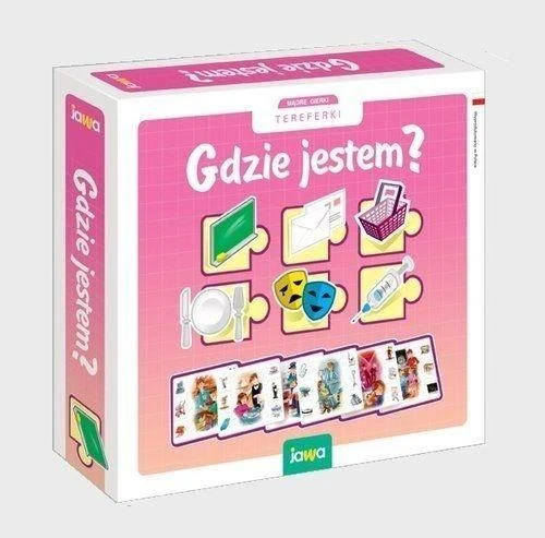 Dėlionė Jawa Grauk užduotį ikimokyklinio amžiaus vaikams „Jungtinėje Karalystėje, kur aš esu?“ lenkų kalba