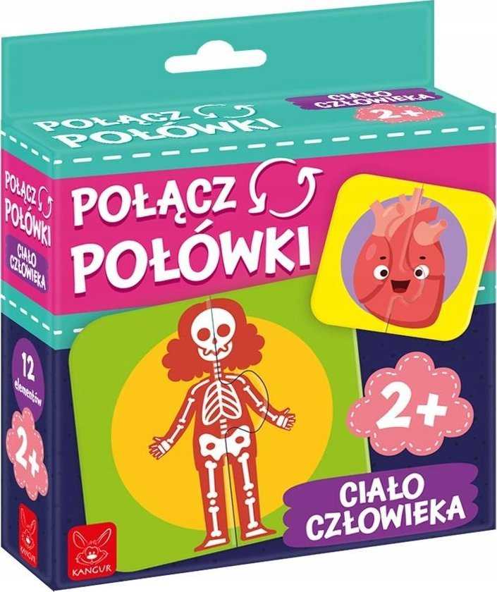 Dėlionė Kangur Gry Połšcz połówki Ciało człowieka 41305