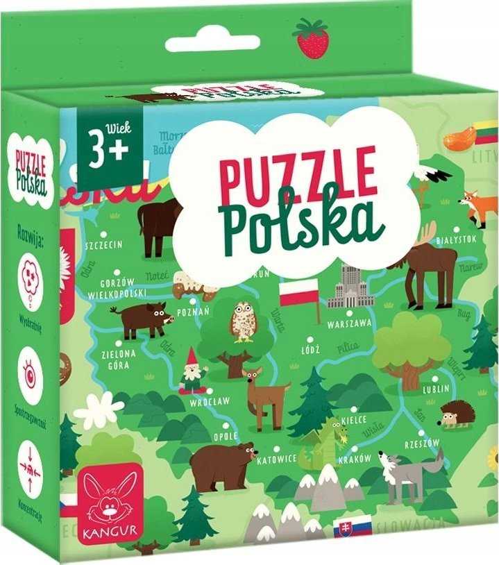 Dėlionė Kangur Gry Puzzle Polska 3+ 41718