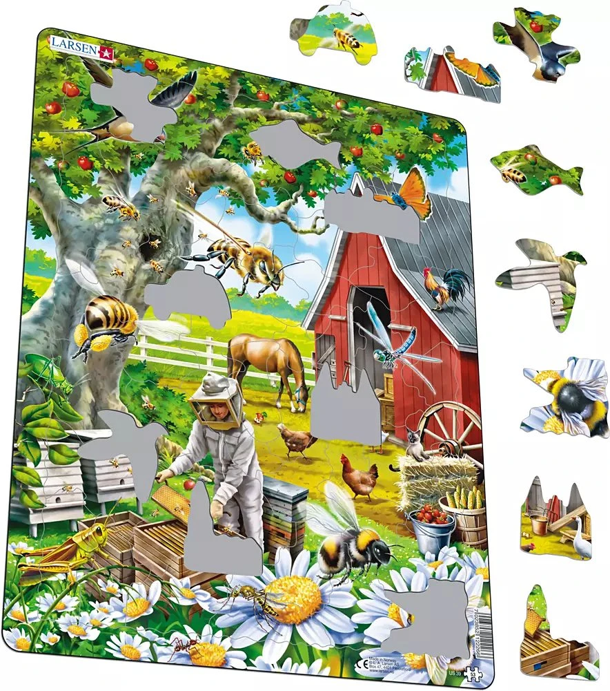 Dėlionė Larsen Maxi Bees 53 pcs Puzzle