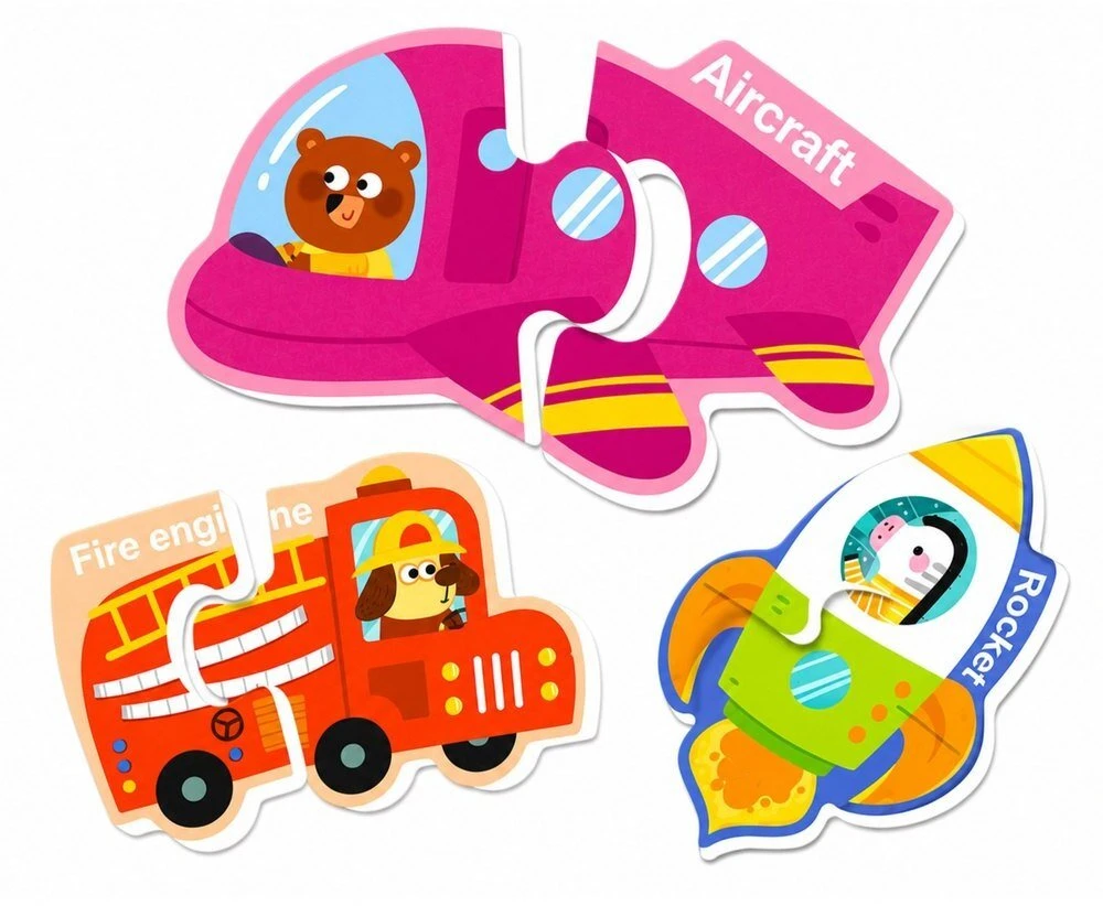 Lean Toys Magnetinė dėlionė 30 vnt.