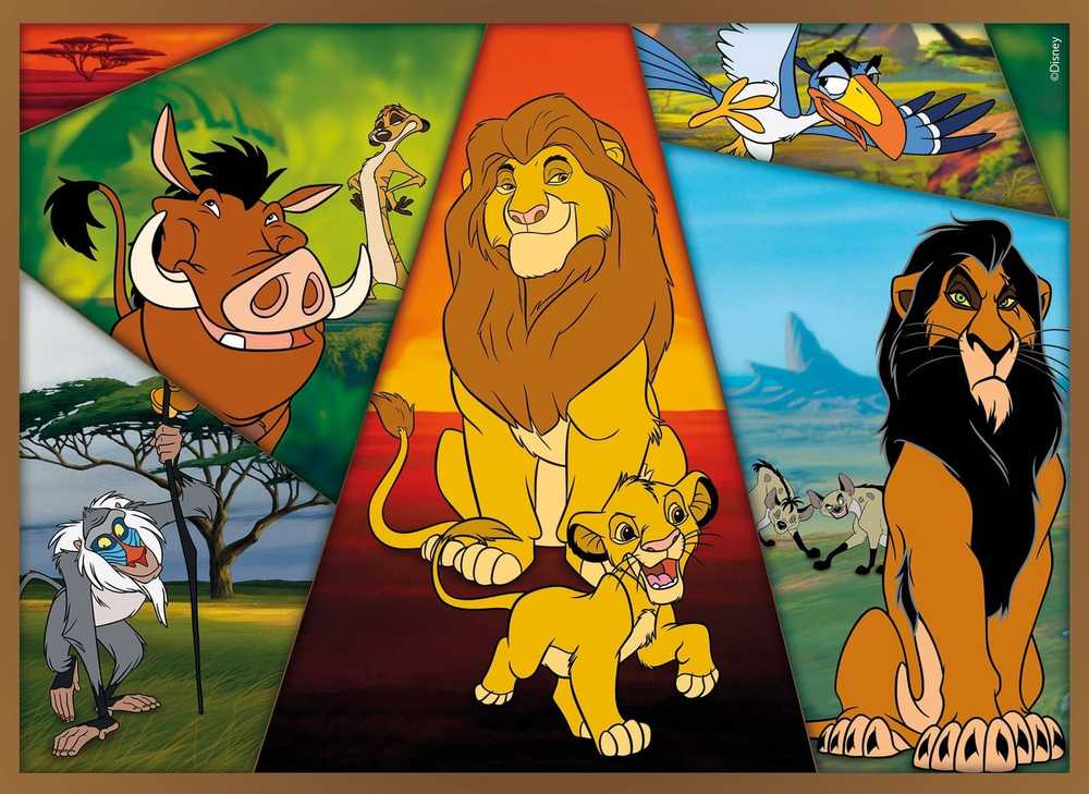 Lisciani LISCIANI DISNEY Dėlionė MAXIFLOOR 4 X 48 KRÓL LEW