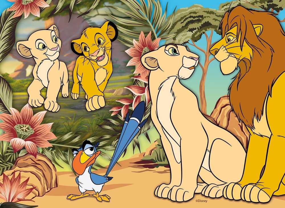 Lisciani LISCIANI DISNEY Dėlionė MAXIFLOOR 4 X 48 KRÓL LEW