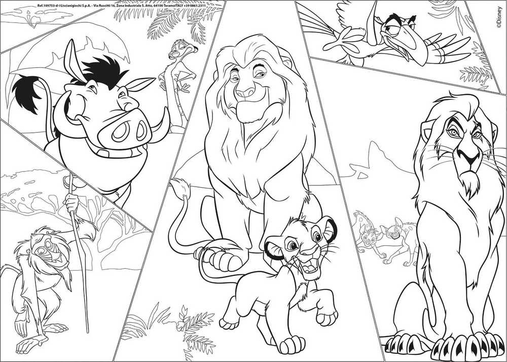 Lisciani LISCIANI DISNEY Dėlionė MAXIFLOOR 4 X 48 KRÓL LEW