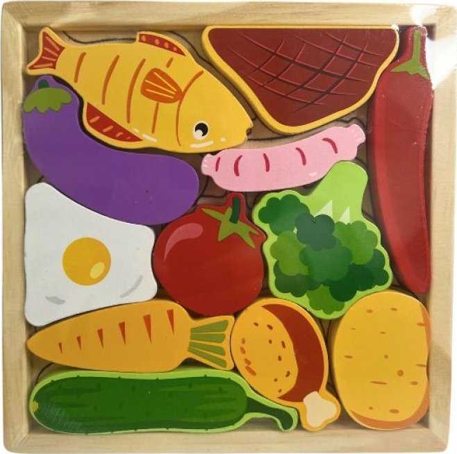 Malplay Mz Import *****Medinė maisto dėlionė 222 06812