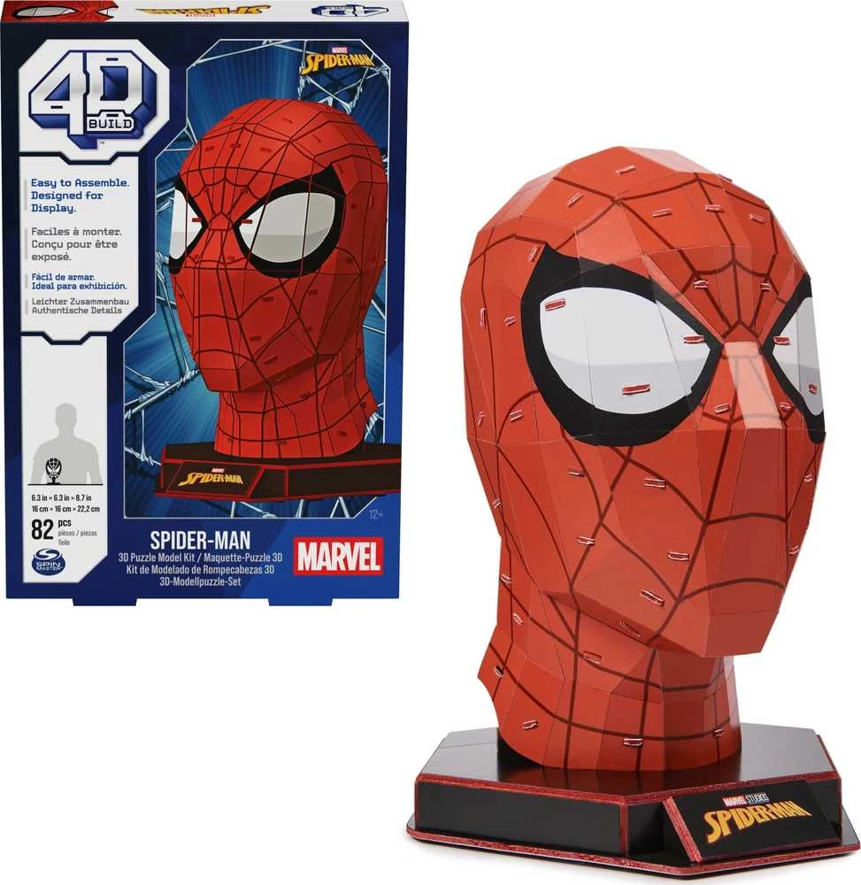 Spin Master Marvel 4D dėlionė „: Žmogus-voras“
