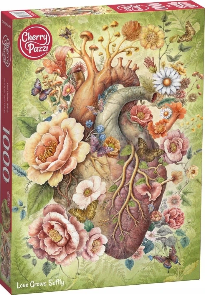Nezatříděno CherryPazzi dėlionė Love Grows Softly 1000 det
