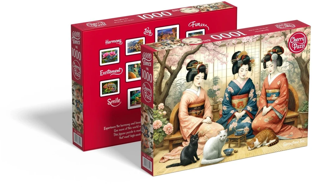 Nezatříděno CherryPazzi dėlionė Springtime Tea 1000 det