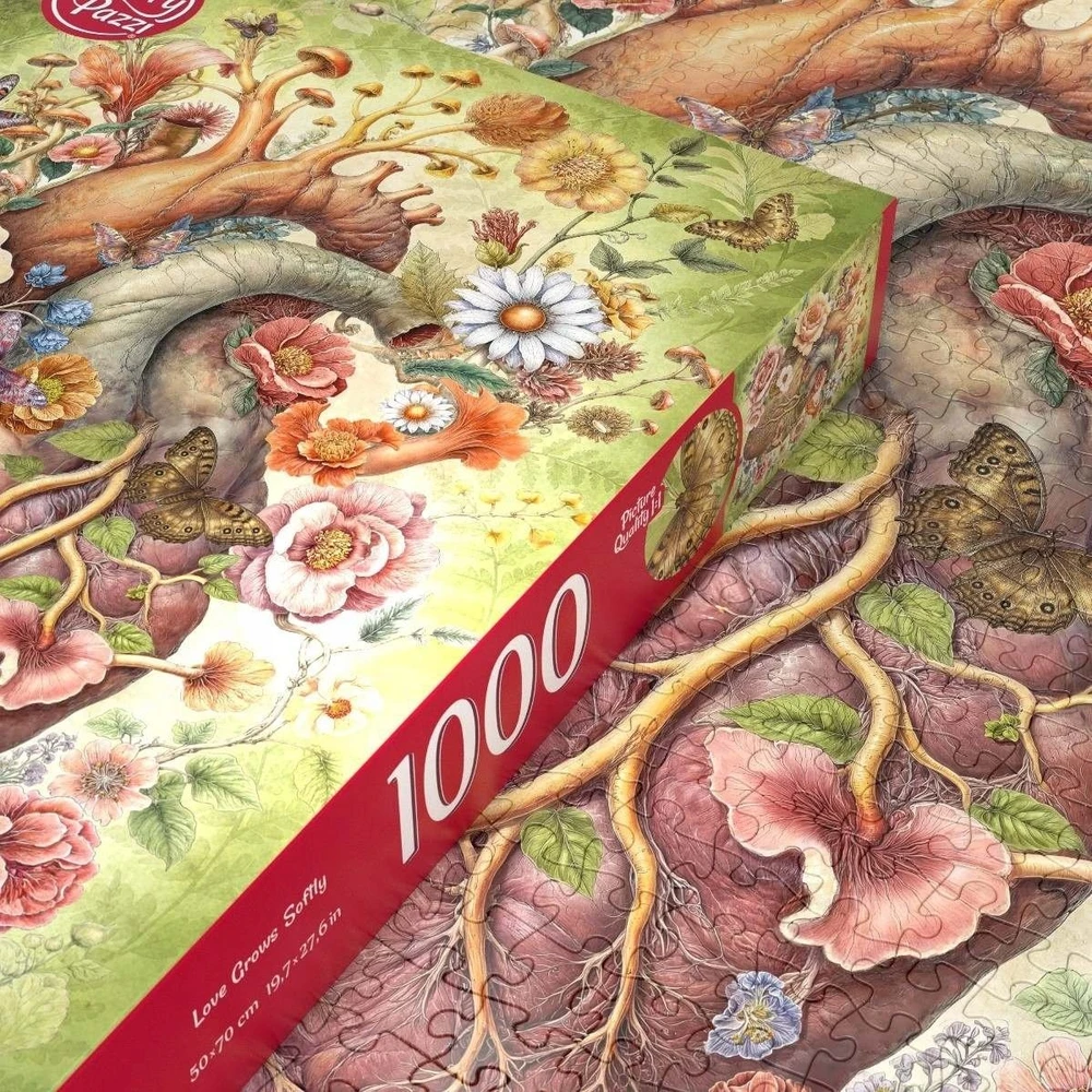 Nezatříděno CherryPazzi dėlionė Love Grows Softly 1000 det