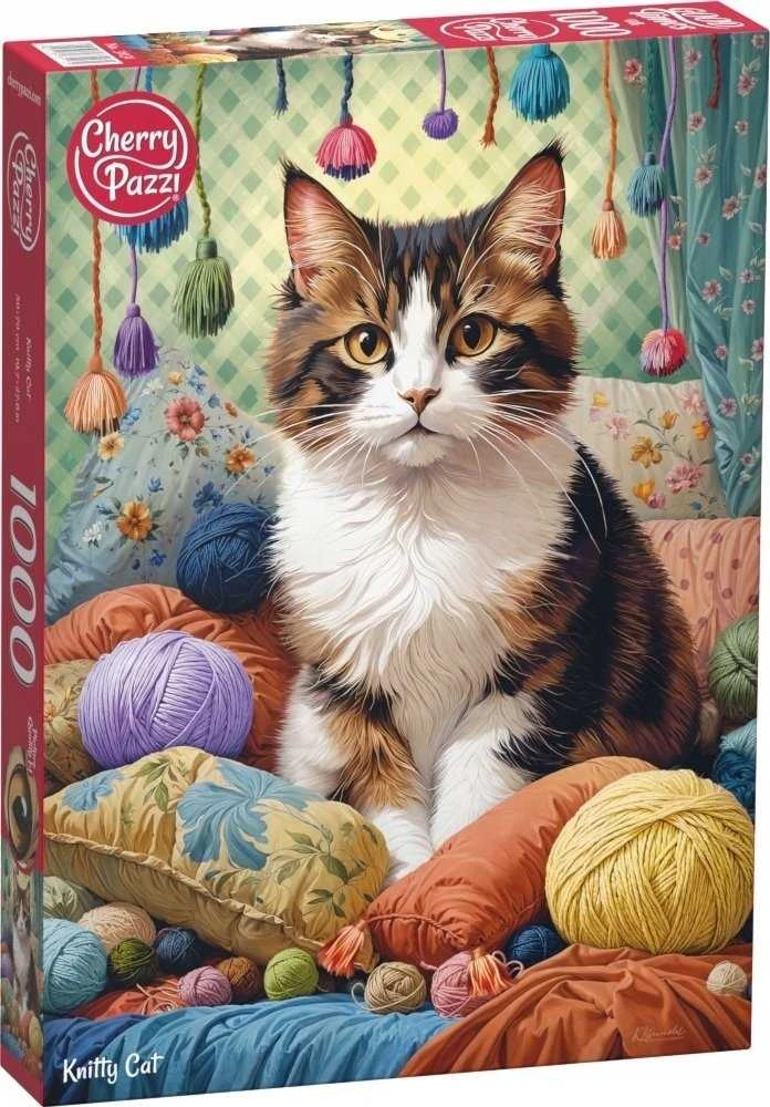 Cherry Pazzi CherryPazzi dėlionė Knitty Cat 1000 det