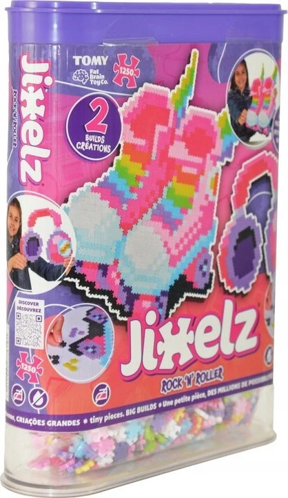 Dėlionė Qelements Jixelz kūrybinė mozaika „Riedučiai ir ausinės“ (1250 d.)