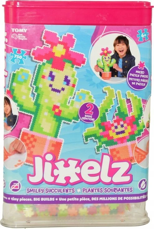 Dėlionė Qelements Puzzle 750 Pixelki Jixelz U¶miechnięte kaktusy