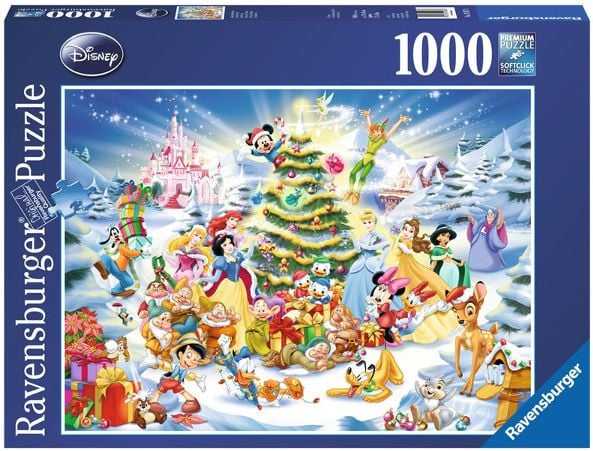 Dėlionė Ravensburger Puzzle 1000 dalių Disney Kalėdos