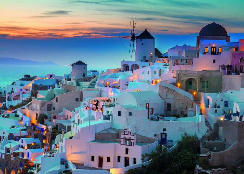 Ravensburger Dėlionė 1000 vnt. - Santorini