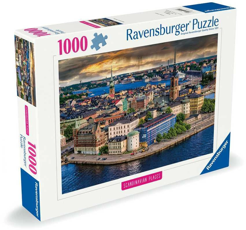 Ravensburger Dėlionė 1000 vnt. - Skandinaviškas Stokholmas, Švedija
