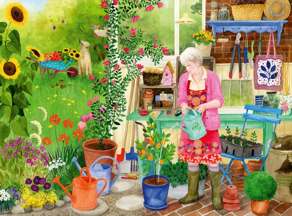 Ravensburger Dėlionė 100 vnt. - Sodininkystė aprašymas - Prekės nuotrauka