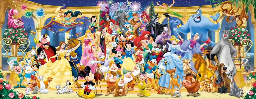 Ravensburger Dėlionė 1000 vnt. - Disney aprašymas - Prekės nuotrauka
