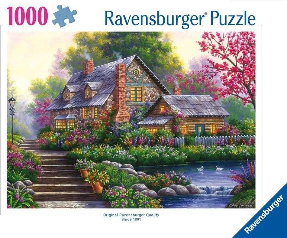 Ravensburger Dėlionė 1000 vnt. - Romantiškas namas kaime