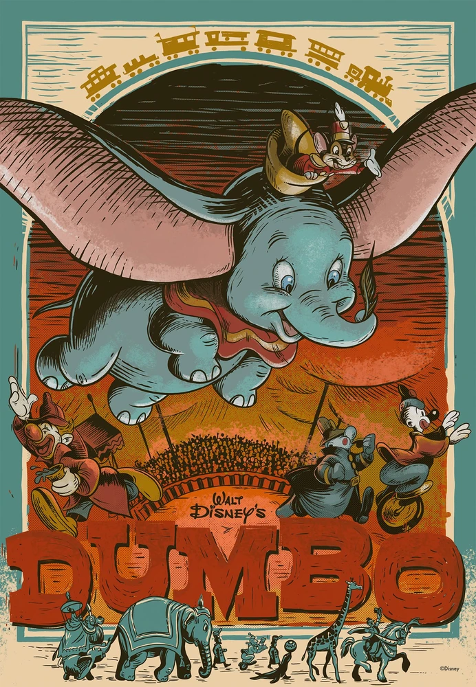 Ravensburger Dėlionė 300 vnt. - Dumbo