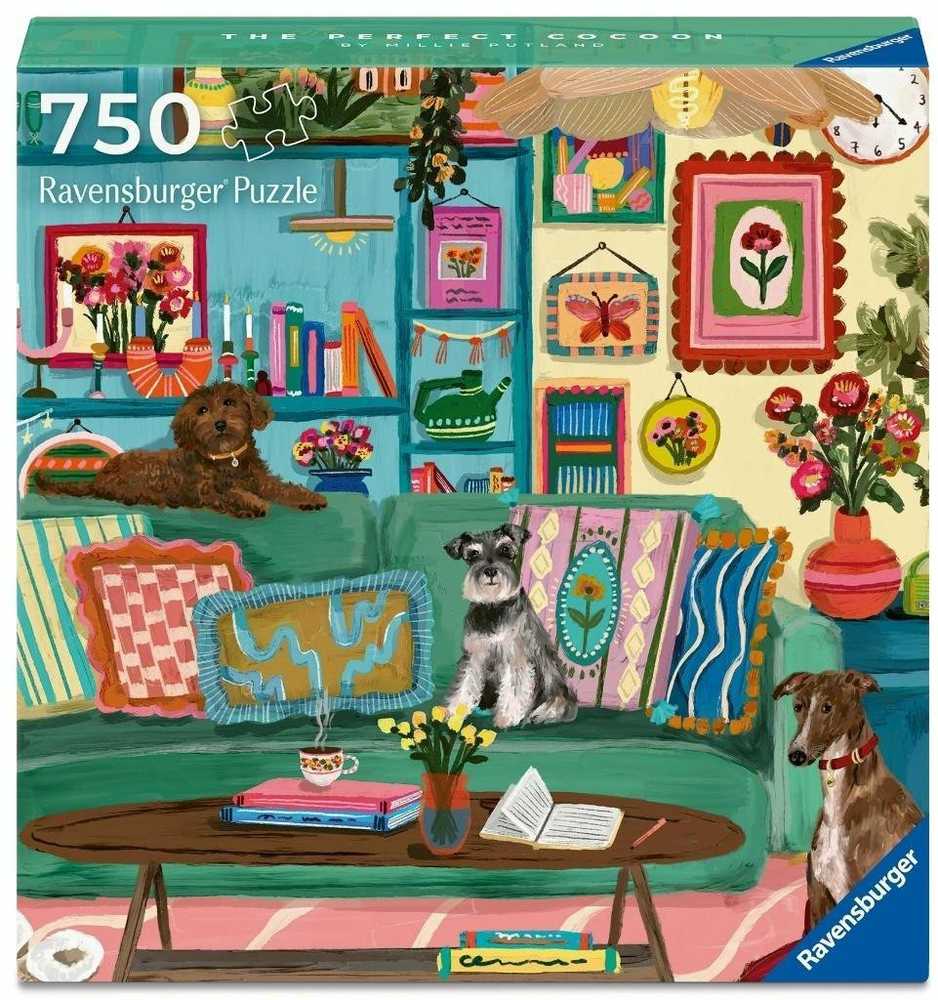 Dėlionė 2D Ravensburger Art&Soul laimingos vietos 750 detalių