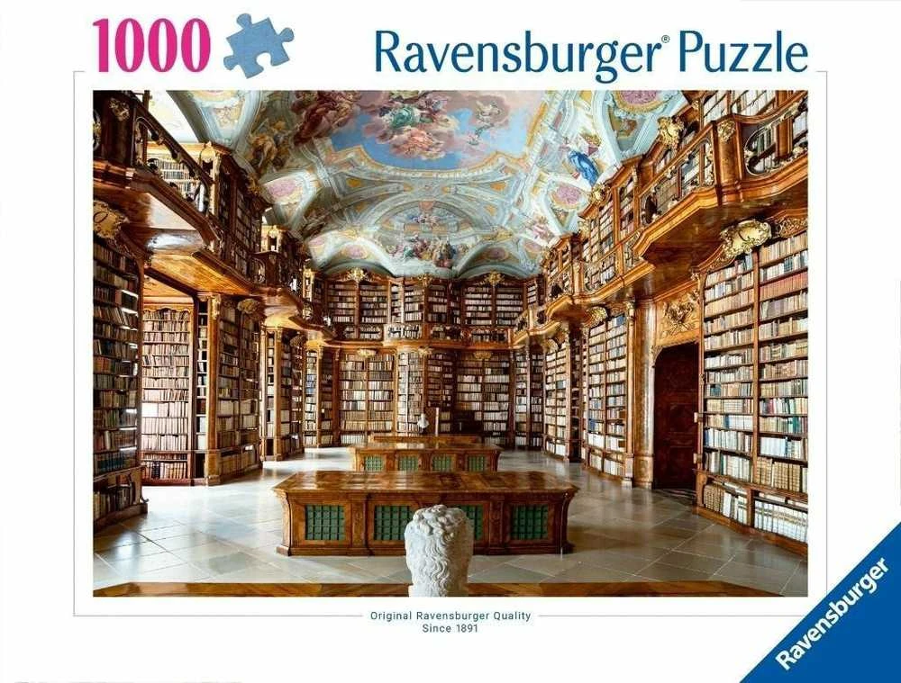RAVENSBURGER dėlionė Biblioteka, 1000 det., 12001440