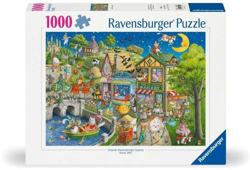 Ravensburger dėlionė „Žąsies Motutės miestelis“, 1000 det.