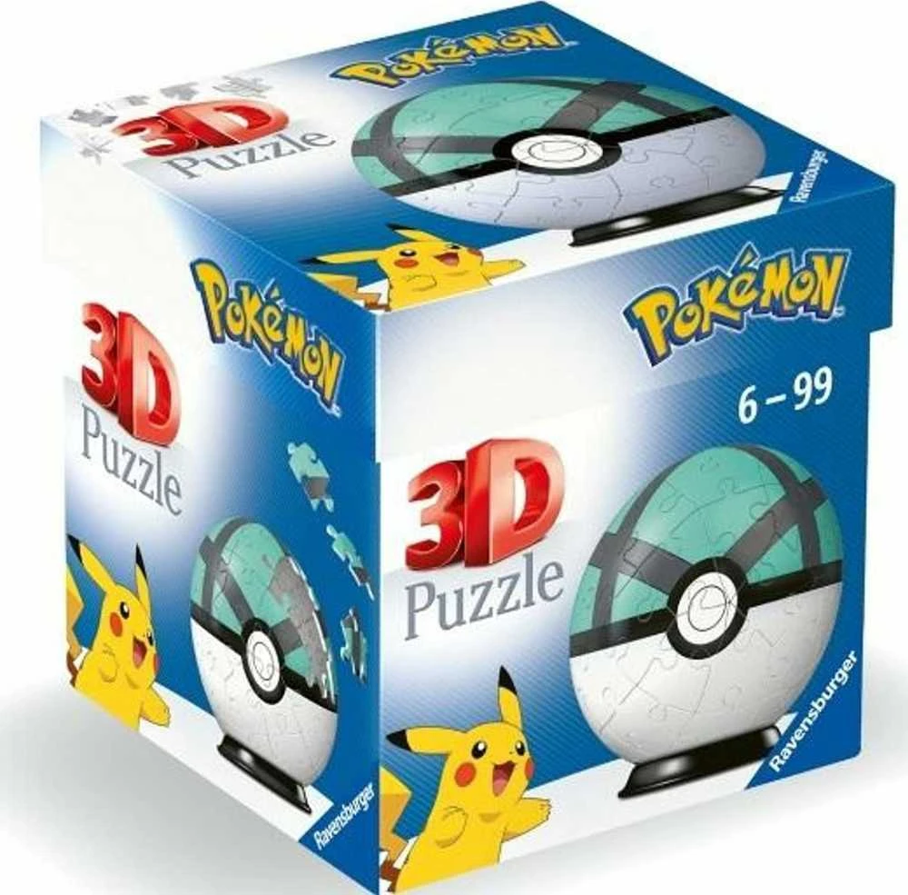 Ravensburger 3D Dėlionė 54 vnt. - Pokemon kamuolys