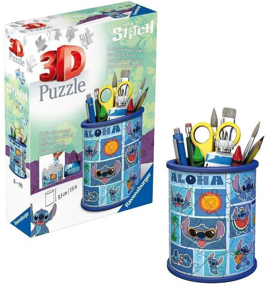 Dėlionė Ravensburger Puzzle 3D Przybornik Stitch