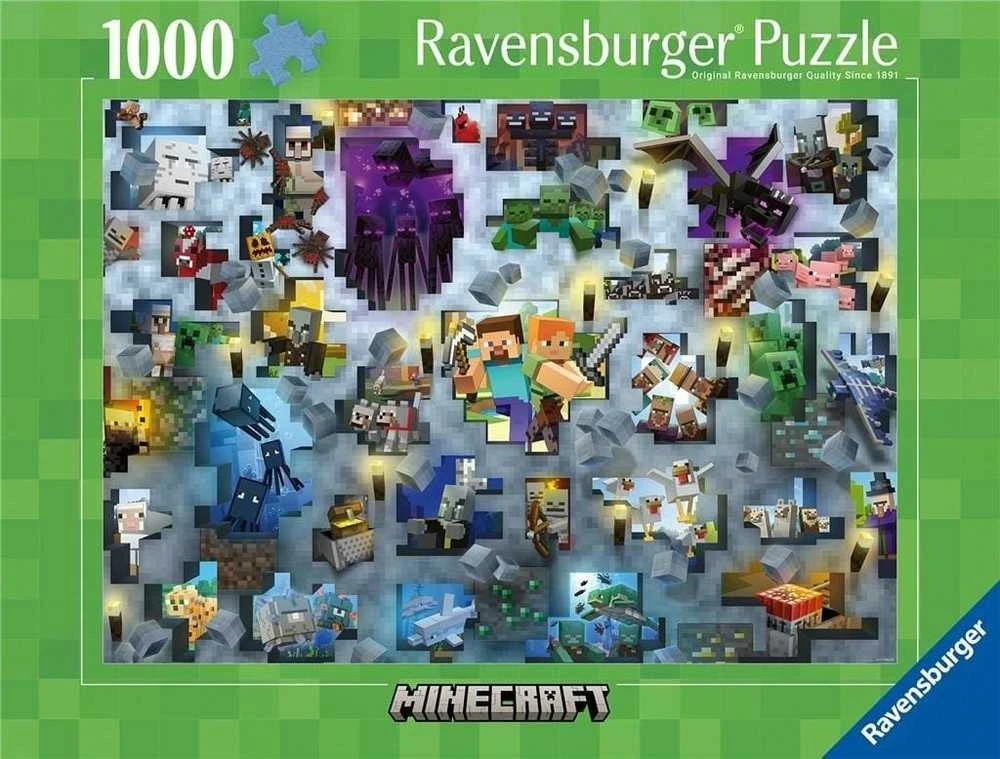 Ravensburger Dėlionė 1000 vnt. - Minecraft