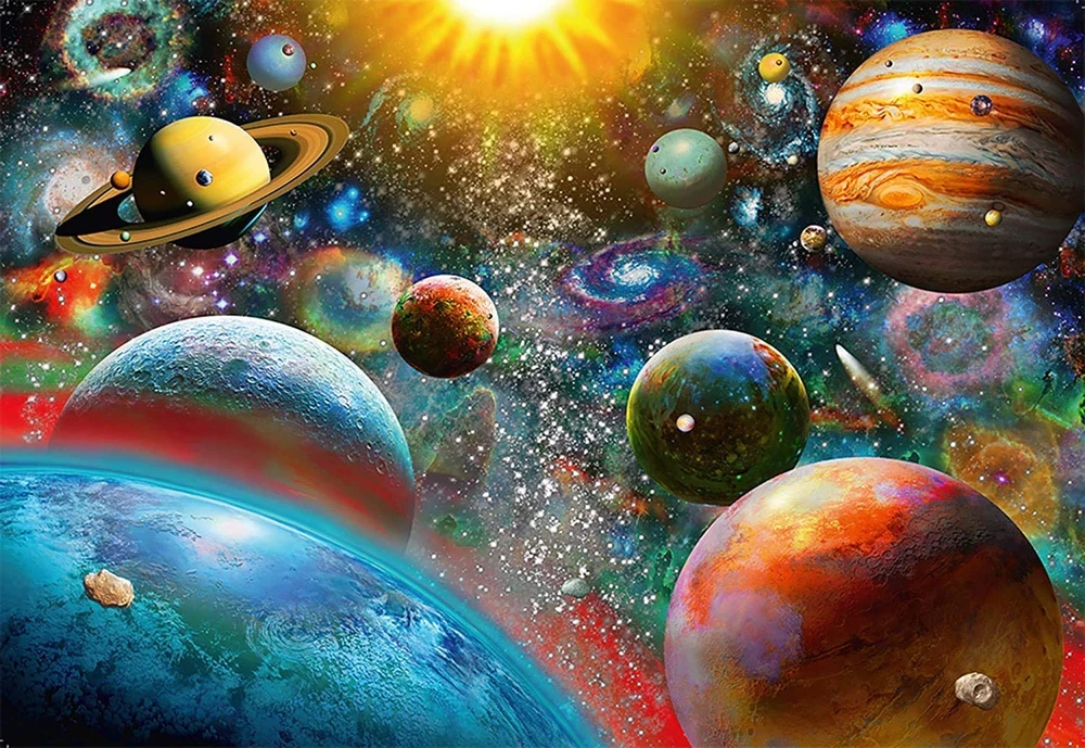 Ravensburger Dėlionė 1000 vnt. - Planetos aprašymas - Prekės nuotrauka