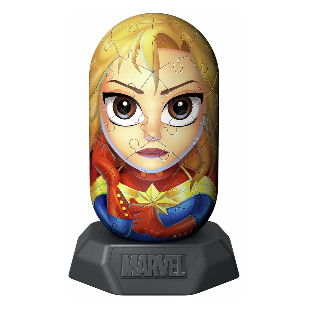 Ravensburger 3D Dėlionė 54 vnt. - Hylkies: Marvel: Captain Marvel aprašymas - Prekės nuotrauka