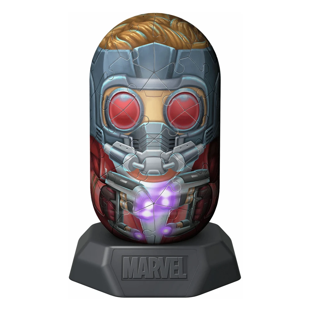 Ravensburger 3D Dėlionė 54 vnt. - Hylkies: Marvel: Star Lord aprašymas - Prekės nuotrauka