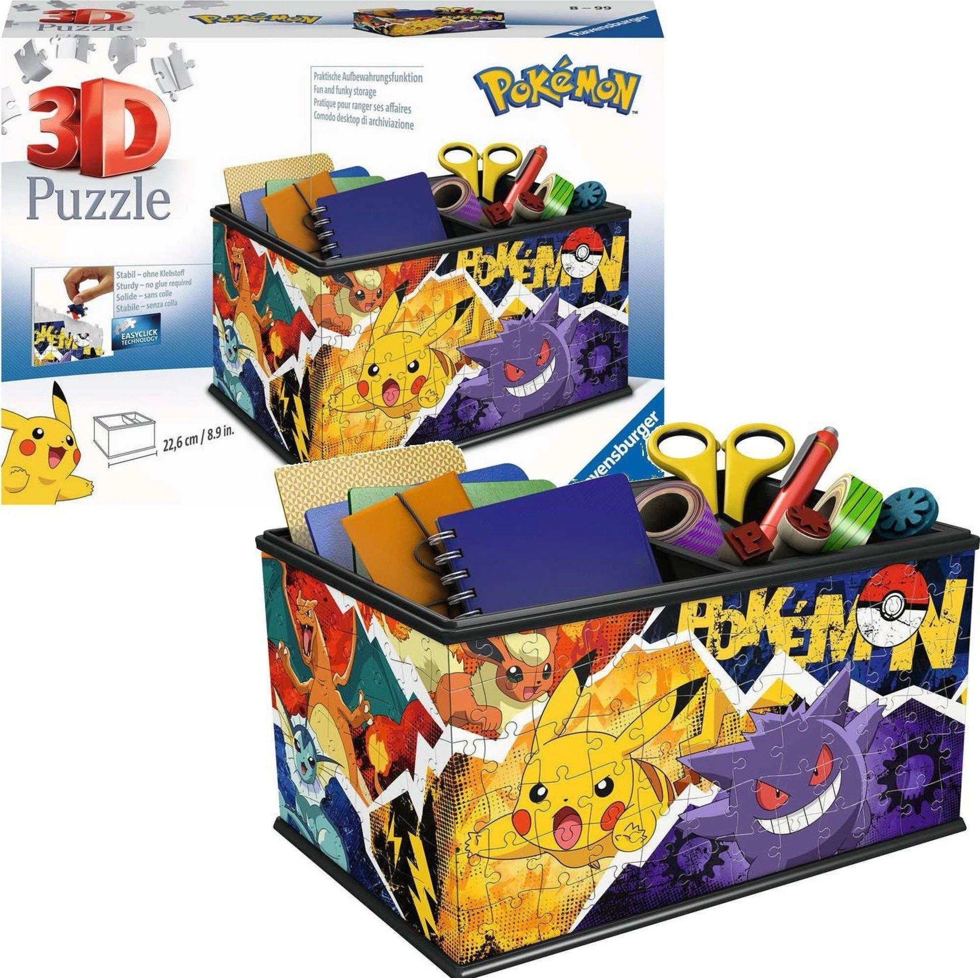 Ravensburger 3D Dėlionė 216 vnt. - Pokémon dėžutė