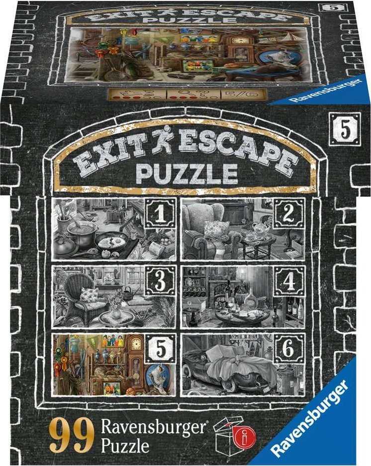 Ravensburger EXIT Dėlionė 99 vnt. - Dvaro rūmų palėpė
