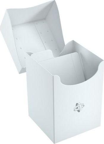 Gamegenic plastikinis dėklas 100+ kortų, baltos spalvos