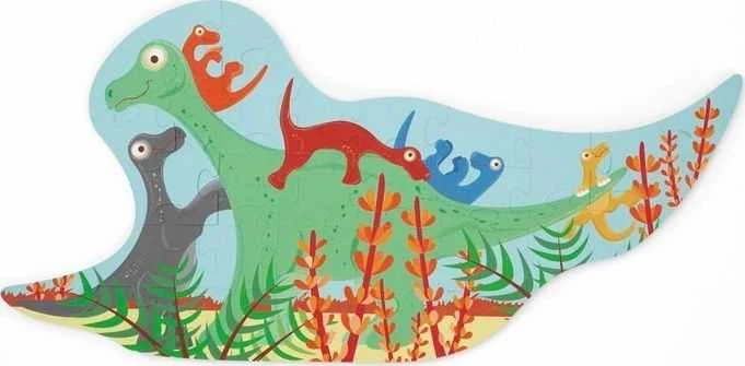 Scratch Scratch, Dinosaurs kontūrinė dėlionė, 30 vnt.
