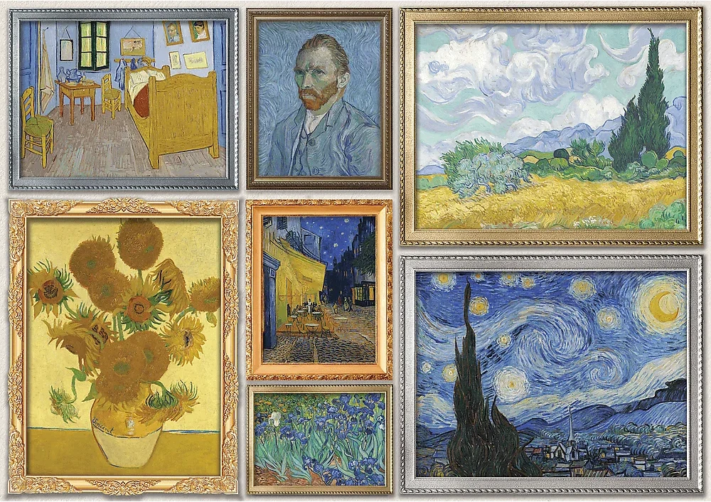 Trefl Dėlionė 1000 vnt. - Vincentas van Gogas