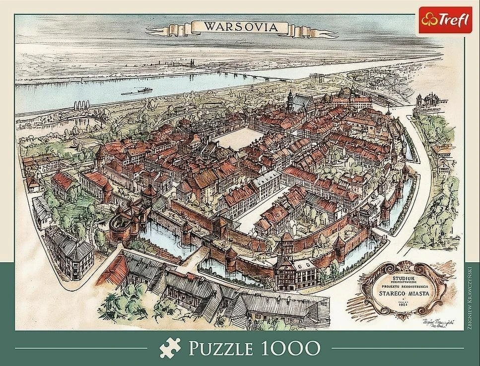 Trefl DĖLIONĖ 1000 Varšuvos senamiesčio rekonstrukcijos projektas 12206