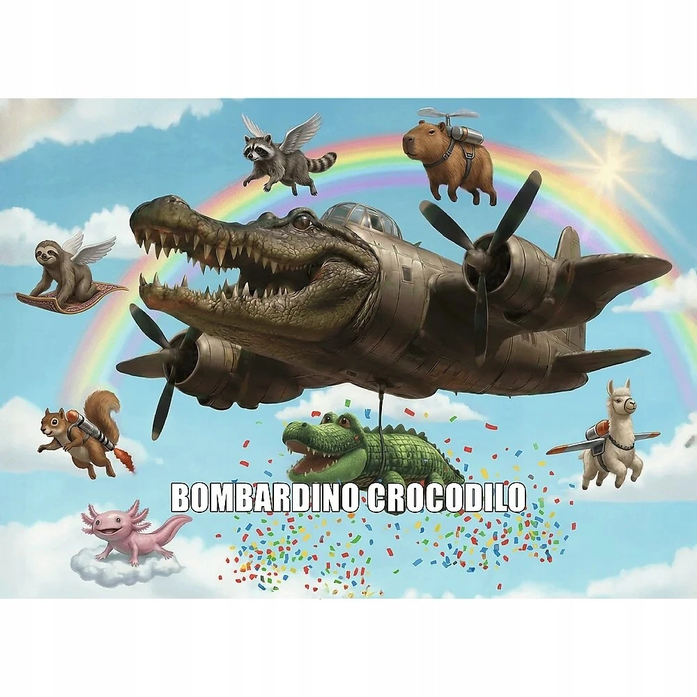 TREFL BRAINROT Dėlionė „Bombardino Crocodilo“, 200 det.