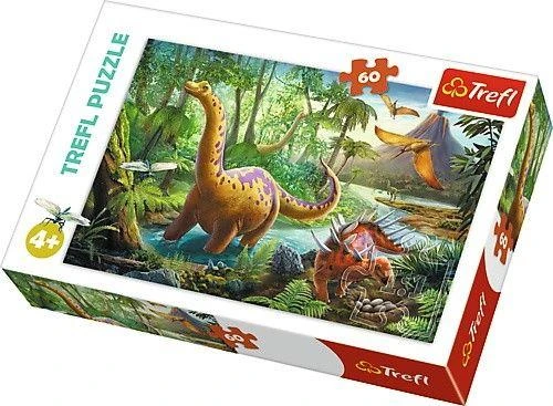 Trefl Dėlionė 60 vnt. - Dinozaurų kelionė