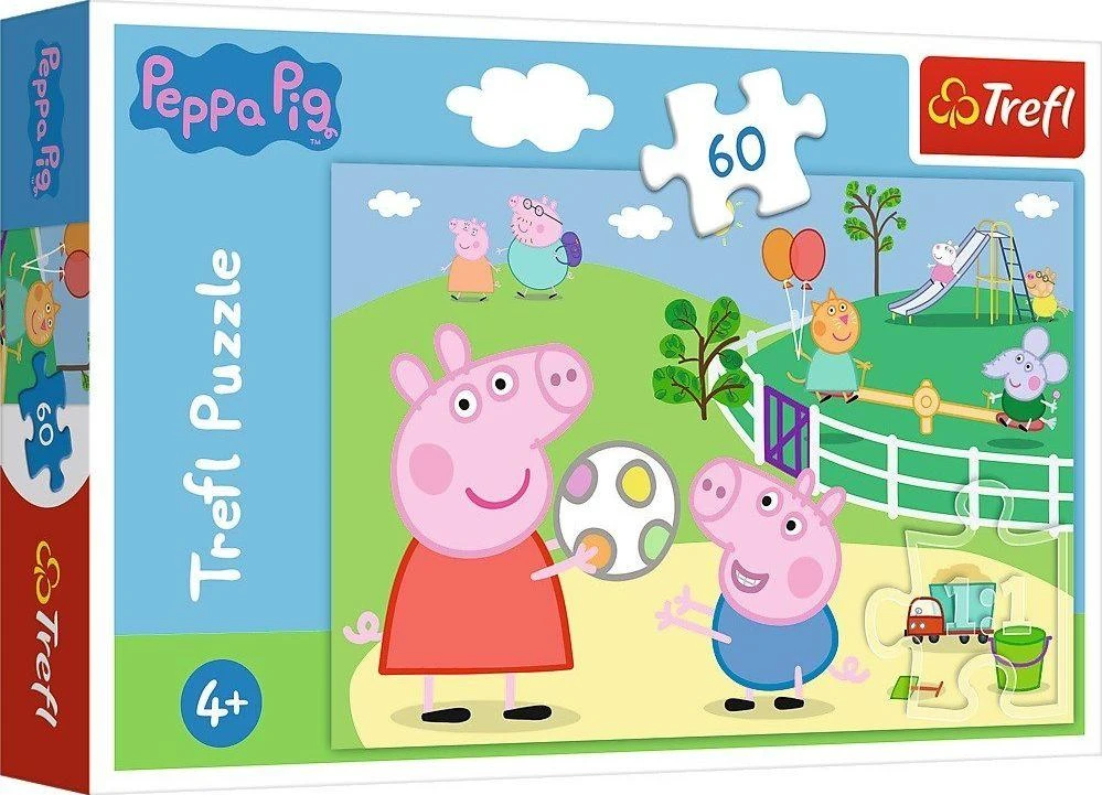 Trefl Dėlionė 60 vnt. - Kiaulytė Pepa