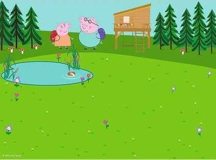 Peppa Pig smagi magnetinė dėlionė. Peppa Pig 93164 Trefl