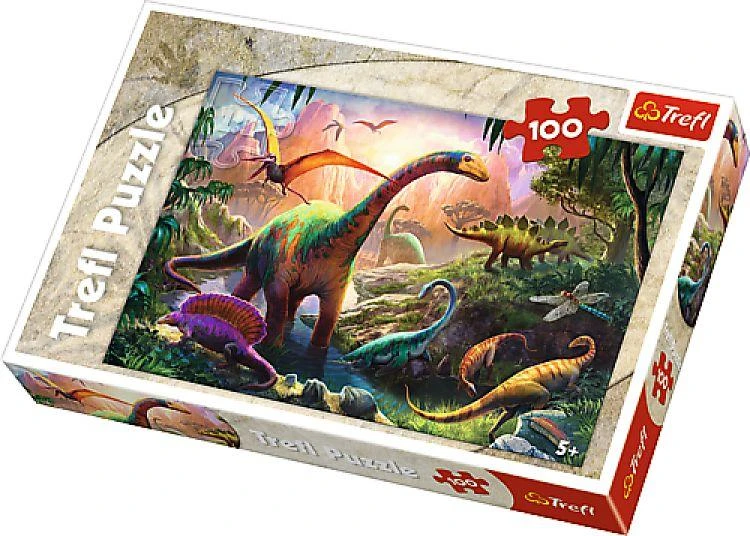 Trefl Dėlionė 100 vnt. - Dinozaurai