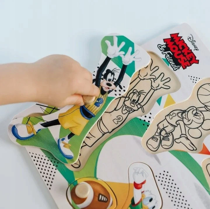 Dėlionė Trefl Puzzle vidutinio dydžio medinė - Mickey & Friends TREFL