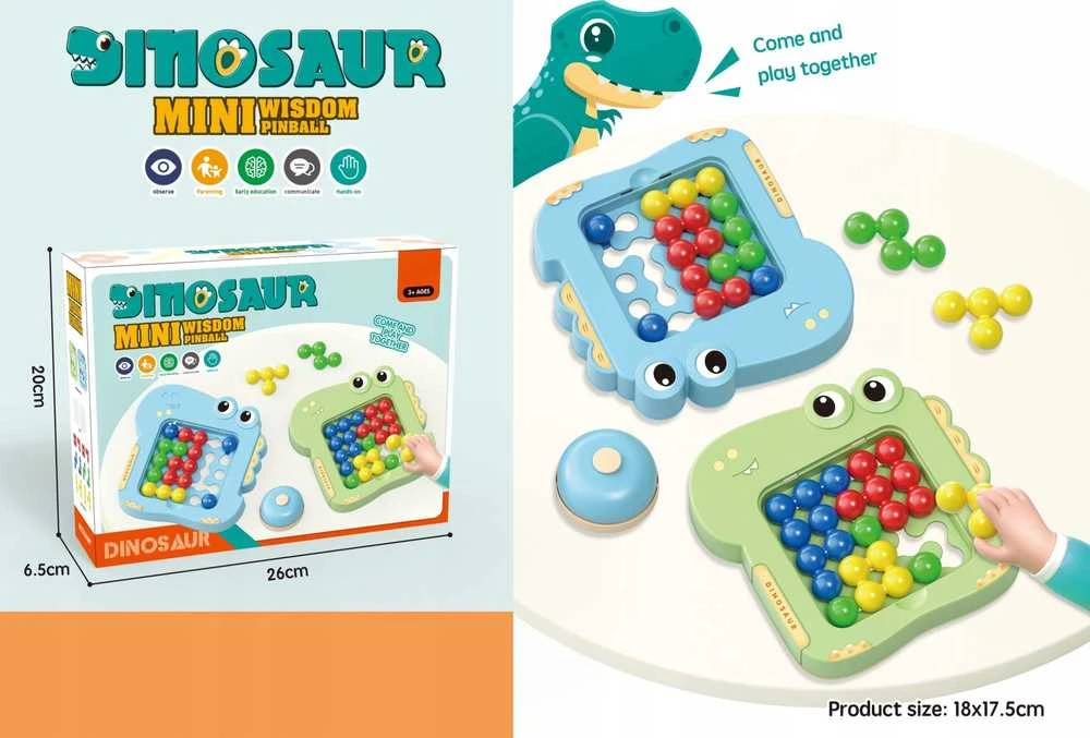 Dėlionės žaidimas 2 žaidėjams dinozaurai
