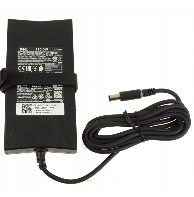 Nešiojamojo kompiuterio maitinimo adapteris Dell 130W AC adapter, 19.5V