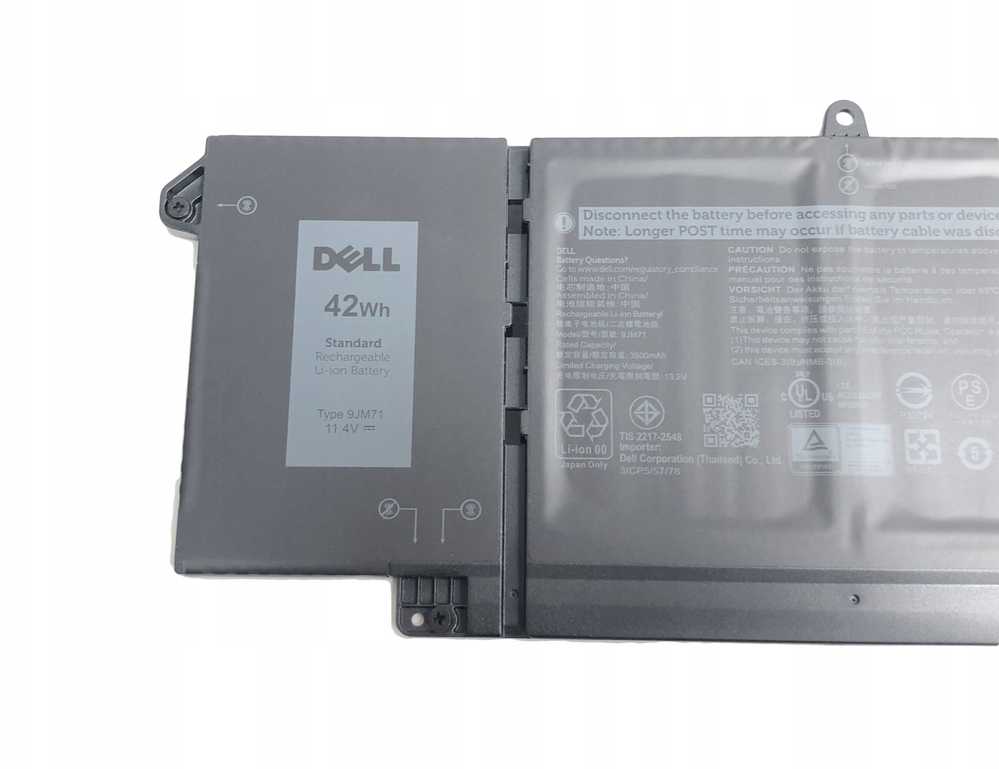 „Dell“ 42 Wh ličio jonų baterija, skirta „Latitude“ nešiojamiesiems kompiuteriams