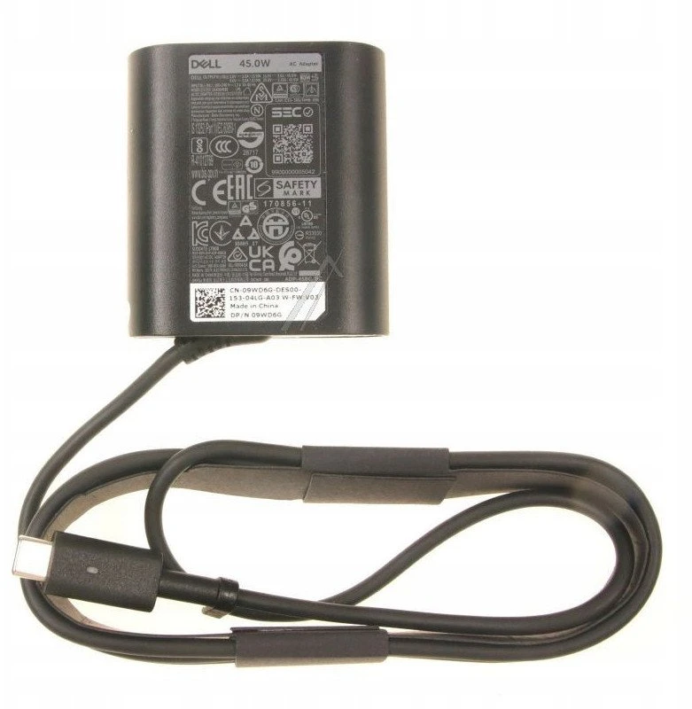 Nešiojamojo kompiuterio maitinimo adapteris Dell 45W External AC adapter with USB-C output