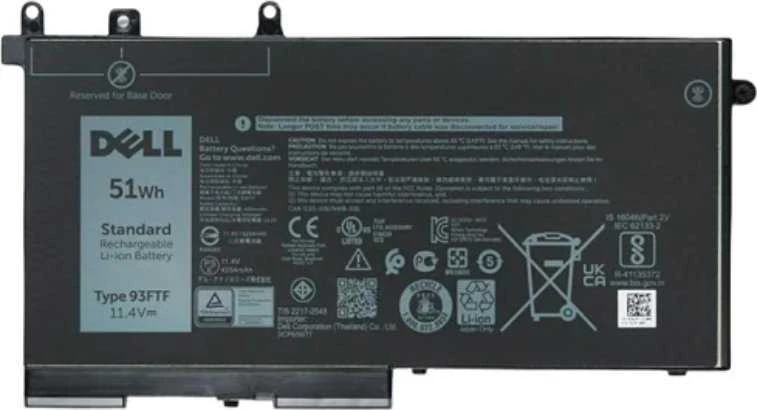 „Dell“ – nešiojamojo kompiuterio baterija – ličio jonų – 4254 mAh – 51 Wh